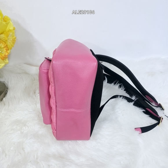 Coach Pink Women's Court Backpack With Ruching C4094 - Picture 11 of 17